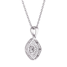 Load image into Gallery viewer, Tresorra 18K White Gold Diamond , Pink Sapphire Pendant
