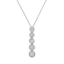 Load image into Gallery viewer, Tresorra 18K White Gold Diamond Necklace
