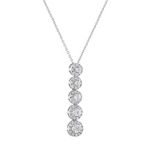 Load image into Gallery viewer, Tresorra 18K White Gold Diamond Necklace
