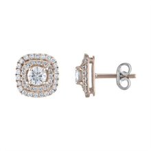 Load image into Gallery viewer, Tresorra 18K White Gold Diamond Earrings
