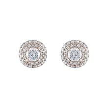 Load image into Gallery viewer, Tresorra 18K White Gold Diamond Earrings
